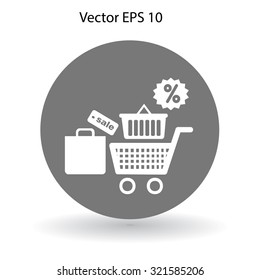 shopping vector icon