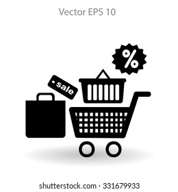 shopping vector icon