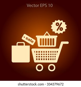 shopping vector icon