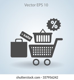 shopping vector icon