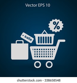 shopping vector icon