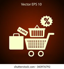 shopping vector icon