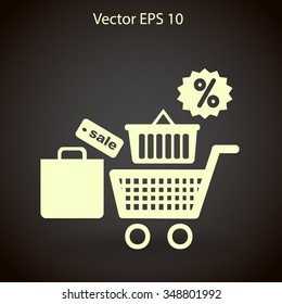 shopping vector icon