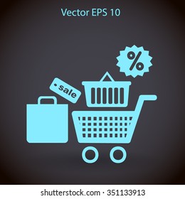 shopping vector icon