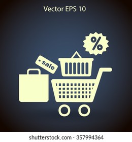 shopping vector icon