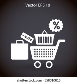 shopping vector icon