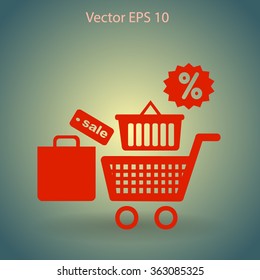 shopping vector icon