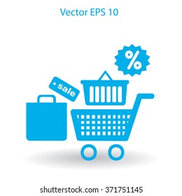 shopping vector icon