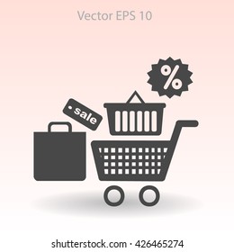 shopping vector icon