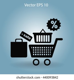 shopping vector icon