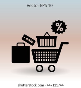 shopping vector icon