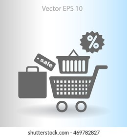 shopping vector icon