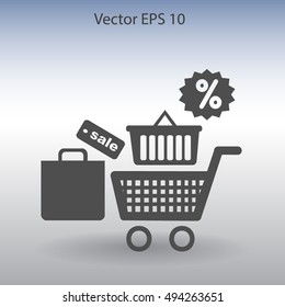 shopping vector icon