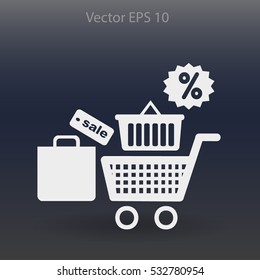 shopping vector icon