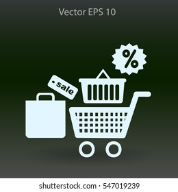 shopping vector icon