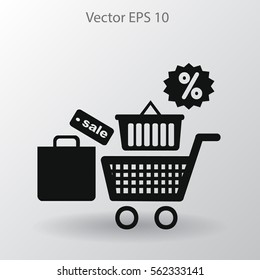 shopping vector icon
