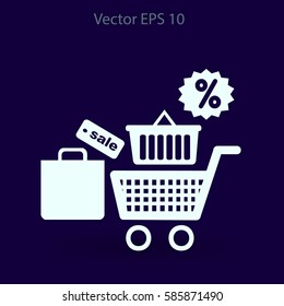 shopping vector icon