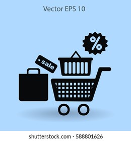 shopping vector icon