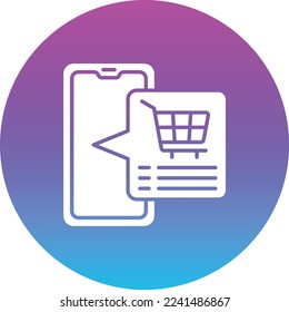 Icono del vector de compra. Se puede usar para imprimir, móviles y aplicaciones web.
