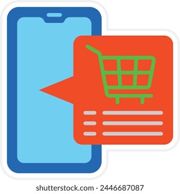 Shopping vector icon. Can be used for printing, mobile and web applications.