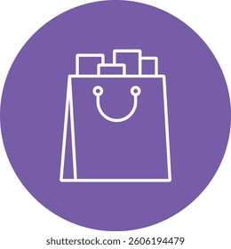 Shopping vector icon. Can be used for printing, mobile and web applications.