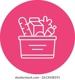 Shopping vector icon. Can be used for printing, mobile and web applications.