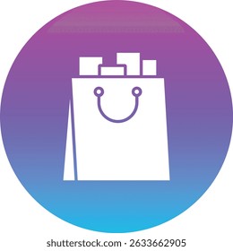 Shopping vector icon. Can be used for printing, mobile and web applications.