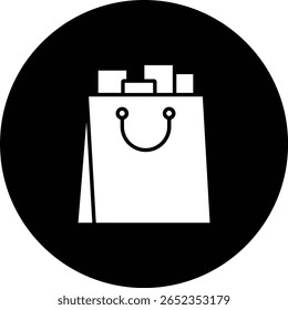 Shopping vector icon. Can be used for printing, mobile and web applications.