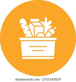 Icono de Vector de compras. Se puede utilizar para aplicaciones de impresión, móviles y de Web.