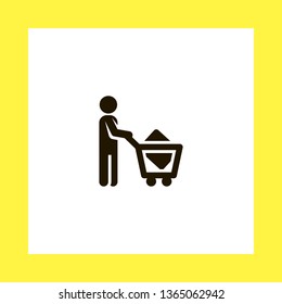 shopping vector icon. flat design