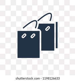 Shopping vector icon isolated on transparent background, Shopping transparency concept can be used web and mobile