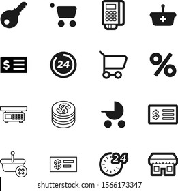 shopping vector icon set such as: debt, key, mall, reader, facade, building, pen, carriage, baby, measurement, maternity, banking, password, transaction, promotion, infant, graphic, label, pos
