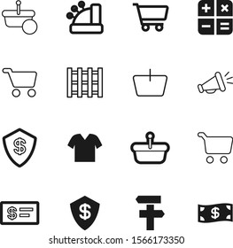 shopping vector icon set such as: t-shirt, banner, tax, funding, grip, calculation, road, wood, polo, pay, salary, style, tshirt, pallet, loudspeaker, math, voice, board, e-commerce, audio, signpost