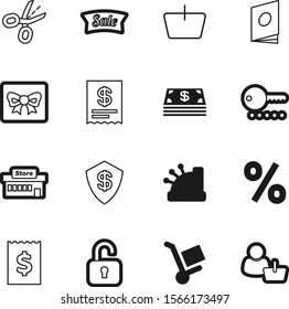 shopping vector icon set such as: handle, customers, salary, delivery, mark, book, tag, color, defend, guard, print, network, empty, modern, promotion, home, bow, mall, account, portrait, sticker