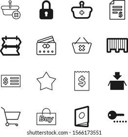 shopping vector icon set such as: road, packaging, transfer, tax, abstract, education, scanner, customer, technology, catalog, home, icons, donation, safety, account, good, school, text, cards