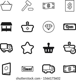 shopping vector icon set such as: simple, law, abstract, outline, old, information, diamond, gavel, justice, luxury, bank, legal, frame, judgment, romance, label, judgement, point, star, invoice