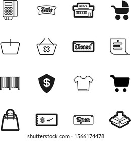 shopping vector icon set such as: remove, kid, reader, pram, safe, construction, message, rounded, architecture, memo, offer, newborn, sorry, discount, building, checklist, bar, e-commerce, pin