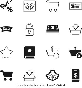 shopping vector icon set such as: funding, mobile, page, offer, investment, credit, star, cutting, success, tool, icons, image, color, personal, profit, catalogue, valentine, phone, transaction