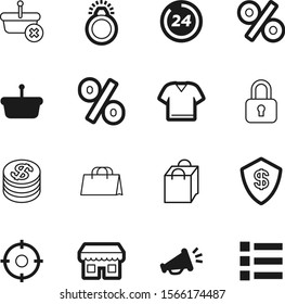 Shopping Vector Icon Set Such As: Page, Target, T-shirt, Lock, Announcement, Ring, Clock, Expensive, Shadow, Clothing, Window, Privacy, Opportunity, Broadcast, Style, Drop, Safety, Dropdown, Padlock