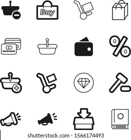 shopping vector icon set such as: luxury, bag, mall, marriage, authority, beautiful, percent, new, supermarket, percentage, text, star, verdict, gavel, textbook, account, magazine, promotion, legal