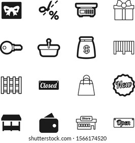 shopping vector icon set such as: city, digital, centre, unlock, instrument, pallet, special, dollar, place, building, industry, body, funds, food, weigher, product, shipping, cut, architecture