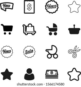 shopping vector icon set such as: account, freight, bills, salary, client, packaging, gift, shipment, empty, transport, pay, delivery, deliver, transportation, package, portrait, success, sticker