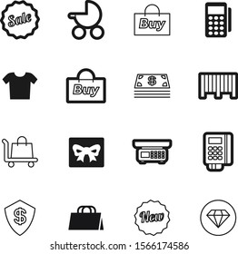 shopping vector icon set such as: defend, barcode, transportation, safeguard, red, discount, precious, celebration, tax, polo, carriage, badge, weigher, christmas, logo, safety, ring, template, scale