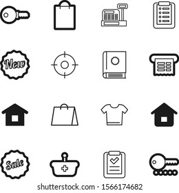 shopping vector icon set such as: t, machine, logo, open, label, special, meter, opportunity, promotion, challenge, color, game, clothing, sport, magazine, package, polo, till, mall, sell, window