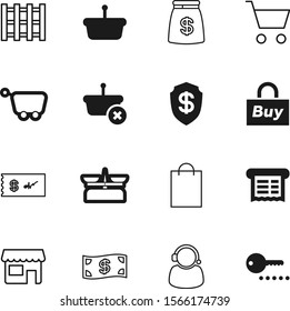 shopping vector icon set such as: save, gift, body, front, balance, instrument, wooden, stack, package, measure, scale, accounting, salary, work, face, boutique, bill, man, shield, storefront
