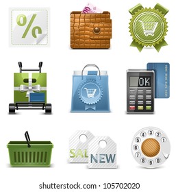 shopping vector icons