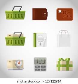 shopping vector icons