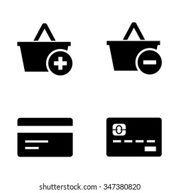 Shopping vector icons