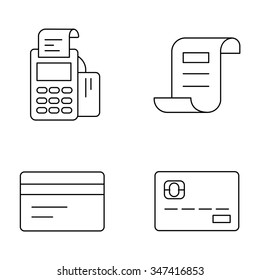 Shopping vector icons