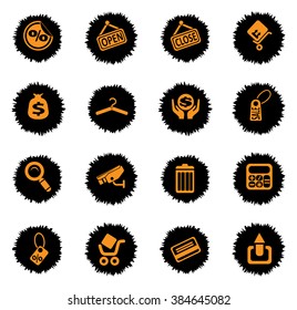 Shopping vector icons for web sites and user interface